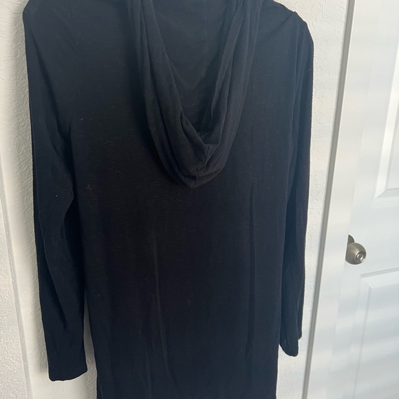 PROMESA Hooded Draped Flowy Cardigan - Picture 3 of 4